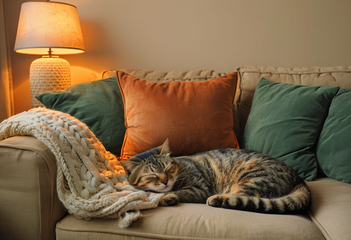 Small apartment with pet-friendly setup