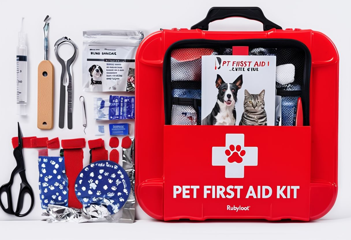 Emergency pet kit and supplies